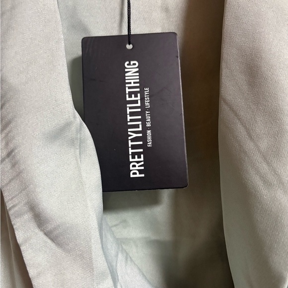 Women's Seafoam Jacket with Sheer Sleeves - Picture 2 of 5